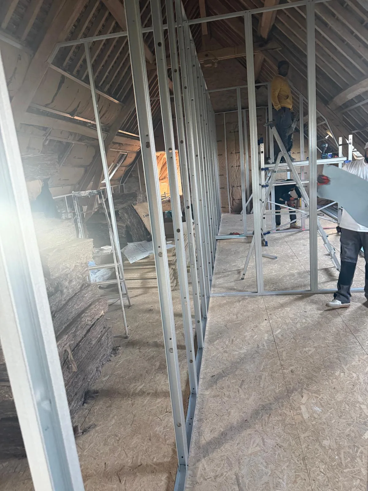 Chantier menuiseries TGB